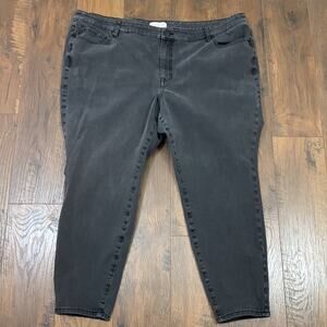 Lane Bryant Flex Magic Waistband Ultimate Stretch High-Rise Skinny Black Jeans